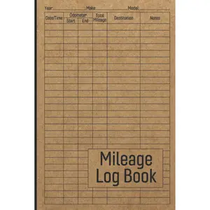 Mileage Log Book: Vehicle Mileage Journal for Business or Personal Taxes / Automotive Daily Tracking Miles Record Book / Odometer Tracker Logbook / Automobile, Truck Or Car Owner Gift Notebook Hardcover – May 20, 2021