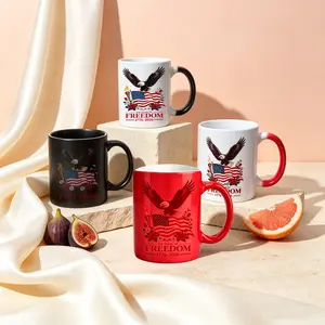 Magic Color Changing Heart Shape Mug, Heat Sensitive Coffee Mug, Perfect Mother’s Day , Romantic Valentine’s Day  & Birthday  for Her & Him, Drinkware Ceramic gift party favors