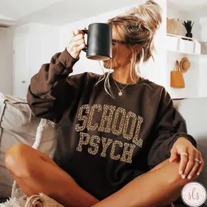 School Psychologist T-SHIRT / Sweatshirt , School Psych short sleeve, School Psych shirt, School Psych tee, School Psychologist tee Fabric Fit