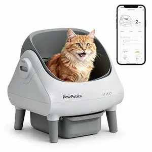 PawPetica Automatic Litter Box – Self-Cleaning, Hands-Free Cleaning, Odor-Free, Designed for Modern Cat Owners