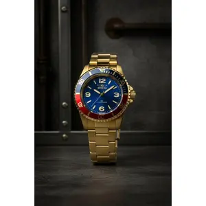 Invicta Specialty 69723 Men's 41mm Blue Dial Gold-Tone Stainless Steel Watch