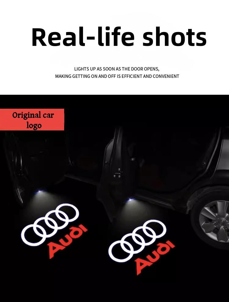 2PCS LED Door Welcome Light Projector GhostShadow Lamp HD Non-Fading For A4 A6 Q3 Q5Q7 A3 A5 A7 A8 2PCS LED Door Welcome Light Projector GhostShadow Lamp HD Non-Fading For A4 A6 Q3 Q5Q7 A3 A5 A7 A8