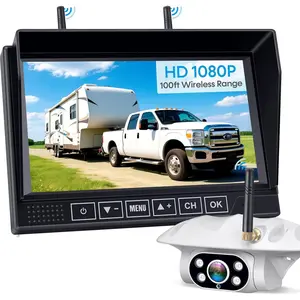 RV Backup Camera: 1080P HD Rear View Camera with 7? DVR Split-Screen ,170? Wide-Angle Lens, IR Night Vision,  IP69, Plug & Play for Furrion Pre-Wired RVs