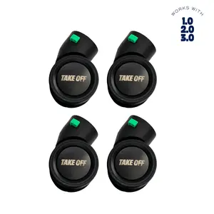 Green Tab Double Wheels Set - 4 Pack Green Tab Double Wheels Set - 4 Pack