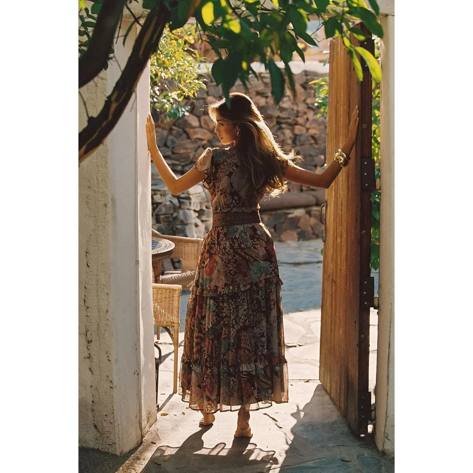Sundance Rust Multi Printed Maxi Dress - TikTok Shop