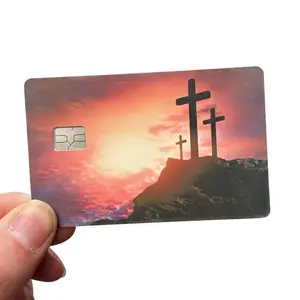 Christian Cross Debit Card Skin Sticker 2 Pack Religious Vinyl Cover