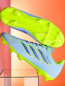 Men & Women Soccer Cleats, Lightweight Breathable Firm Ground Football Boots, Anti-Slip Professional Outdoor Training Matches