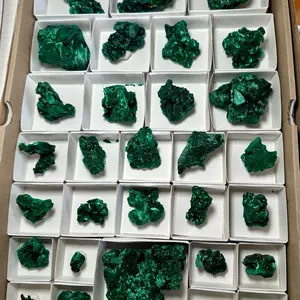 FIBROUS MALACHITE WHOLESALE FLAT
