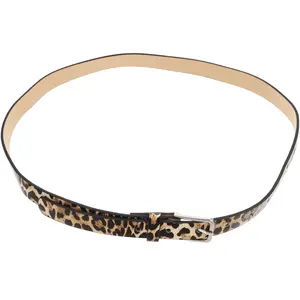 Leopard Print Women Belts Pu Belts For Jeans Pants Fashion Accessories Vintage Cheetah Belt Ladies Belts Apparel