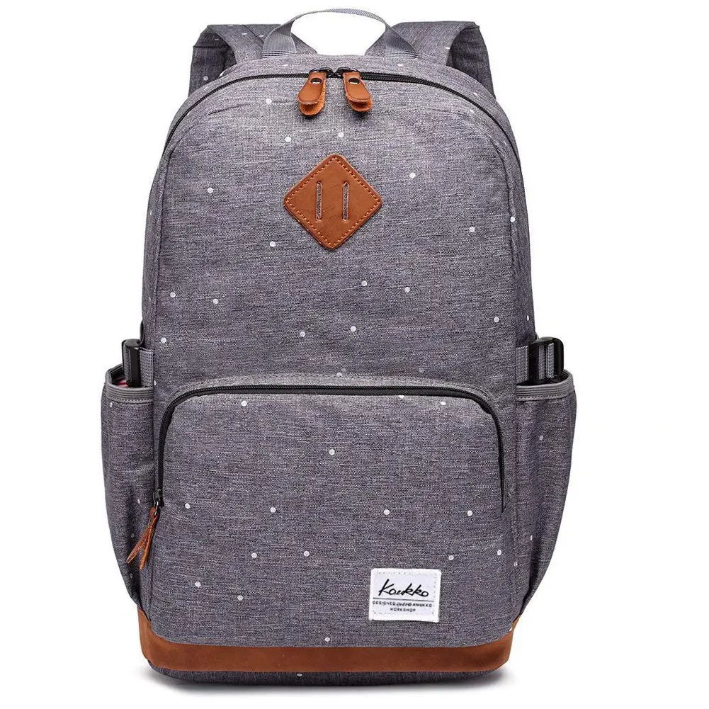 KAUKKO Students Backpack for College School Bookbgs, 17.6L