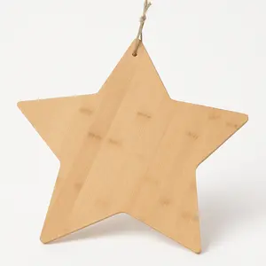 Patriotic Bamboo Star-Shaped Serving Platter