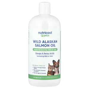Nutricost Pets, Wild Alaskan Salmon Oil, For Dogs & Cats, All Ages, 32 fl oz (946 ml)