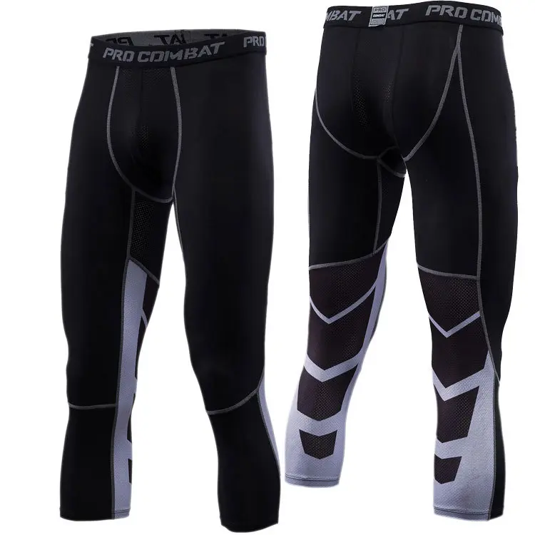 Men's Compression Tights, High-Elasticity Quick-Dry Baselayer for Basketball, Gym Workouts, and Supportive Muscle Recovery