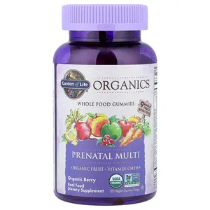 Garden of Life Organics, Prenatal Multi Gummies, Organic Berry, 120 Vegan Gummy Drops