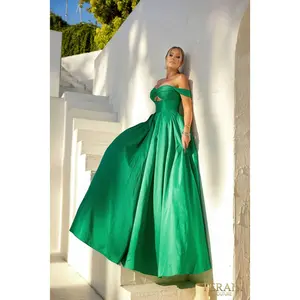 Off-Shoulder Fully Sparkling Ballgown Prom Dress