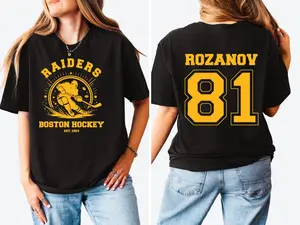 Boston Hockey Ilya Rozanov 81 Tshirt - Queer Hockey Fan, Ilya Rozanov Heated Rivalry Tee
