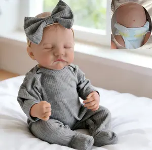 Reborn Baby Dolls Girl Full Body Vinyl 19 Inch Realistic Reborn Waterproof Baby Dolls That Look Real Life Like Newborn Whole Body Full vinyl Babys Girl Doll