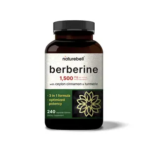 Berberine Supplement 1500mg, 240 Veggie Capsules Berberine Supplement 1500mg, 240 Veggie Capsules