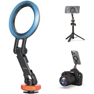 Phone Tripod Mount for Magsafe,   Tripod Mount Adapter with 1/4" Screw, 360? Cold Shoe Phone Holder for Camera, Compatible with  16/15/14/13/12 Series