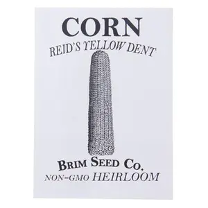 Brim Seed Co. Corn, Reid's Yellow Dent Heirloom Seed