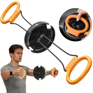 Innovative Flywheel Resistance Bands with Handles — Portable Home Workout for Arms, Back & Shoulders
