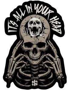 All In Your Head Sticker