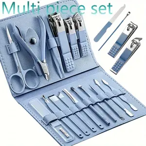 Full Nail Clipper Set, Manicure Kit, Includes Callus Remover, Sharp Edge Nippers, Pedicure Clippers, Thick Nail Trimmer, Stainless Steel Toenail Clippers
