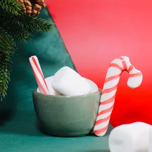 Handmade Candy Cane Cup
