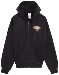 Air Jordan x Levi's Zip Hoodie 'Black/Pale Ivory/Gym Red'