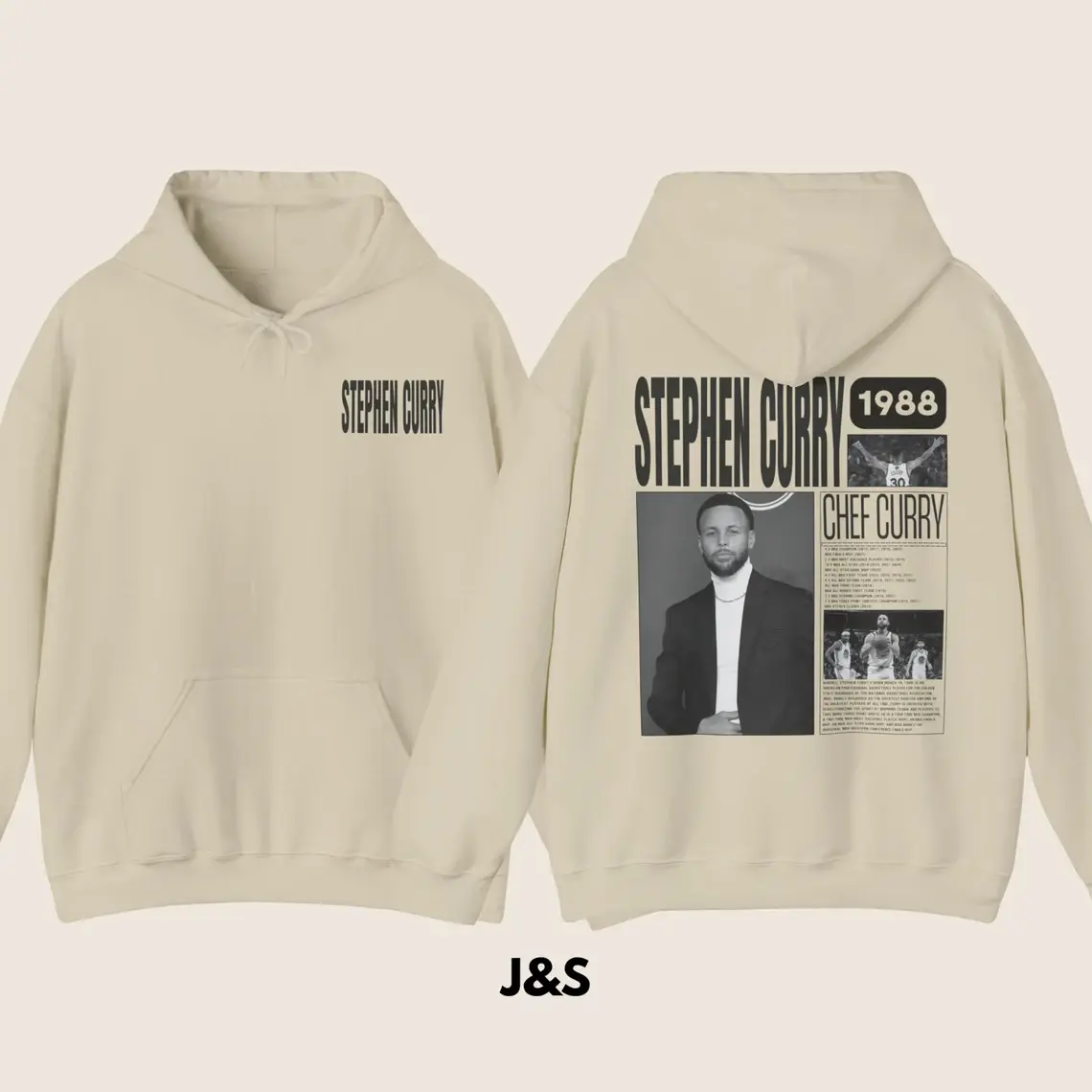 Stephen Curry Chef Curry Golden State Warriors GSW Hoodie | 8 Colors Available | Unisex Men's Women's Hoodie | Size S - 5XL