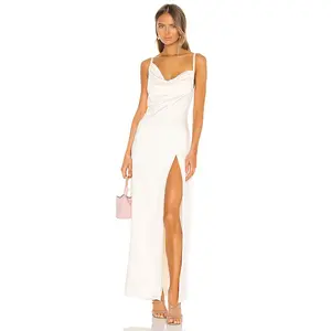Camila Coelho Reyna Maxi Dress in Pearl White