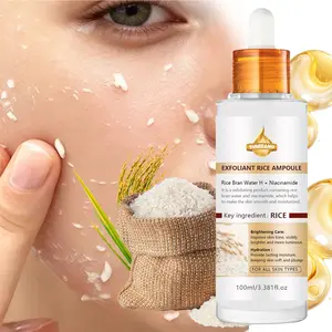 100ML Rice Exfoliating Gel, Improves Dark Spots and Yellowing, Gentle Peel Off, Suitable for Sensitive Skin, Quick Absorption, Lightweight