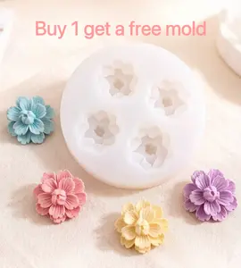 Sakura Silicone Mold Collection -（Buy 1 get a free mold） Fondant & Cake Decorating Tools for Mousse, Chocolate, Plaster and Resin Art Projects