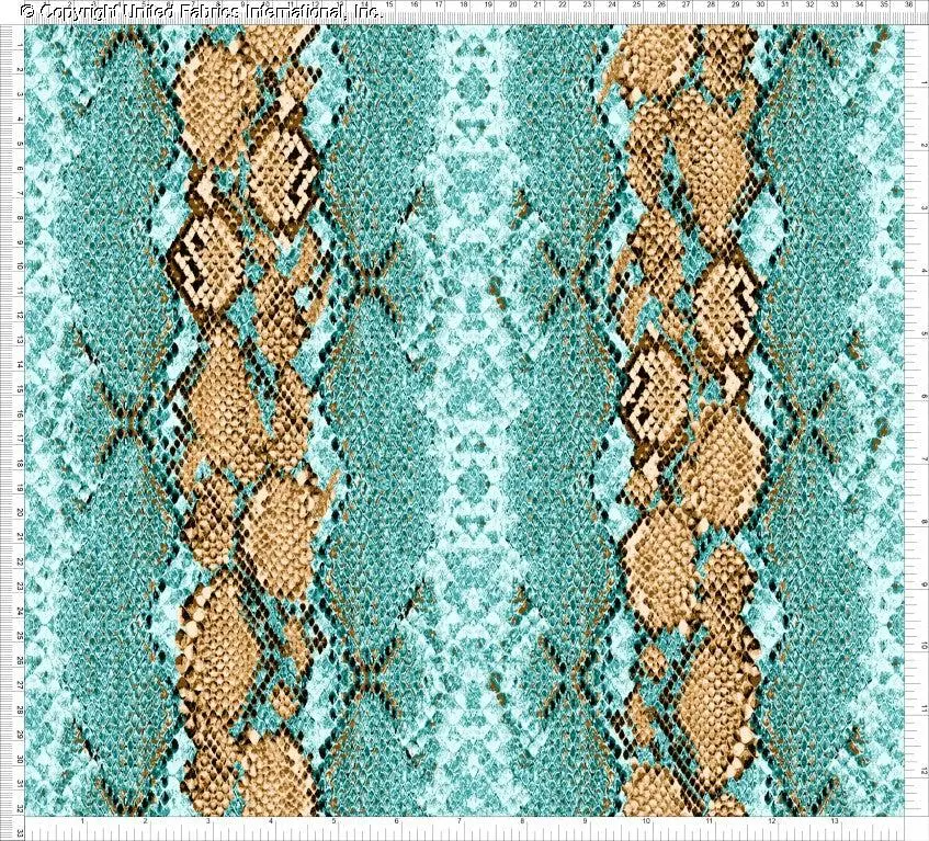 Crepe Techno Printed Viper Room, Knit Fabric, Stretch Crepe, Snake Skin Print, Prom Dress Fabric