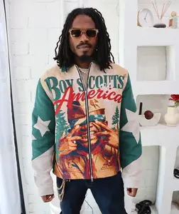 Handmade Boy Scouts of America Tapestry Jacket