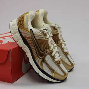 Nike Zoom Vomero 5 Metallic Gold Women's Sneaker - Authentic Brand New Shoes HF7723-001