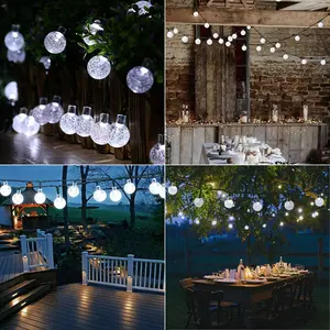 New Outdoor String Lights  78t 200LED Battery Operated String Lights with Remote Cool White 8 Modes Indoor Outdoor Hanging String Lights for Party Wedding Christmas Lights