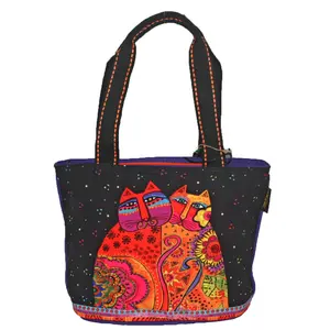 Laurel Burch Festive Feline Medium Tote Bag