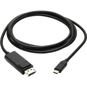 Tripp Lite U444-006-DP-BE 6 ft. USB-C to DisplayPort Male-to-Male Connector, Black Audio & Video Accessory for Computer, Projector & Device