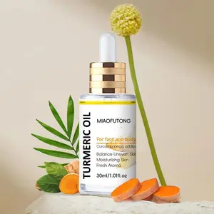Turmeric Dual-Layer Essence Oil – Skin Brightening + Barrier Repair | Water-Oil Golden Ratio for Deep Hydration & Even Tone Non-Greasy Moisture Lock