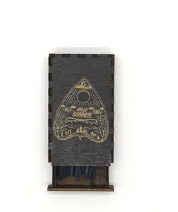 Planchet Wooden Match Box