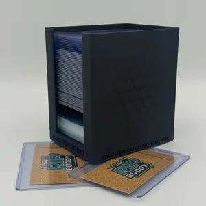 The Rip Buddy - Patent Pending Card Ripper & Storage Tool Holds 200 Sleeves & 45 Top Loaders Prevents Cards from Being Naked Longer Than 10 Seconds