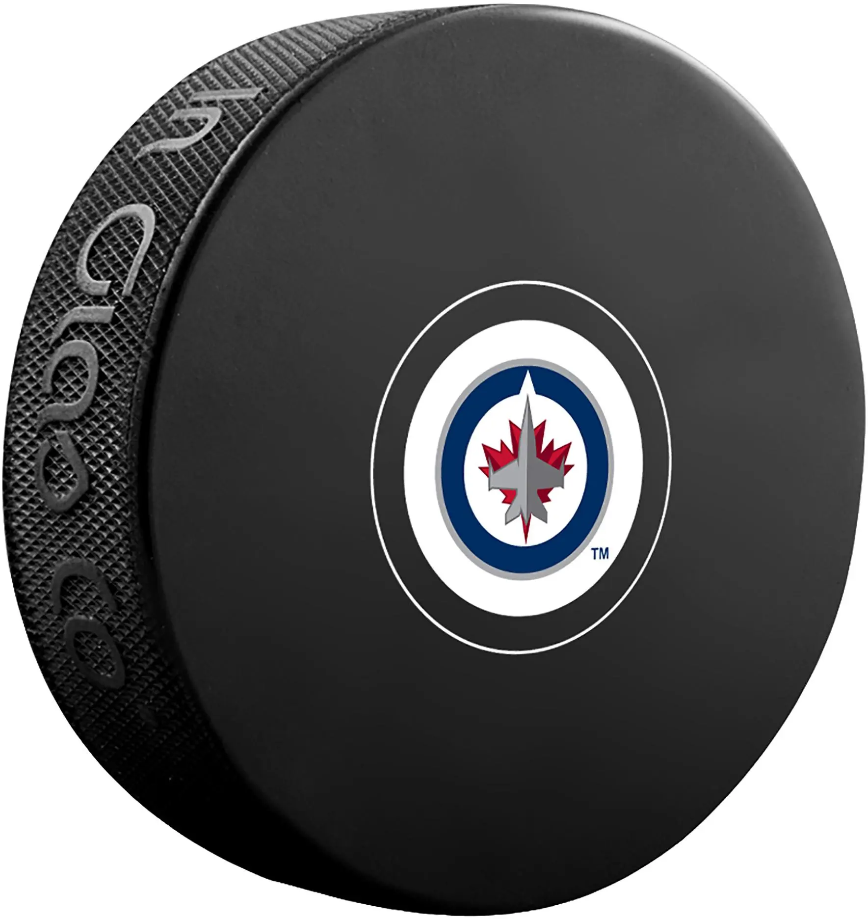 Winnipeg Jets Unsigned InGlasCo Autograph Model Hockey Puck - Fanatics Authentic Certified