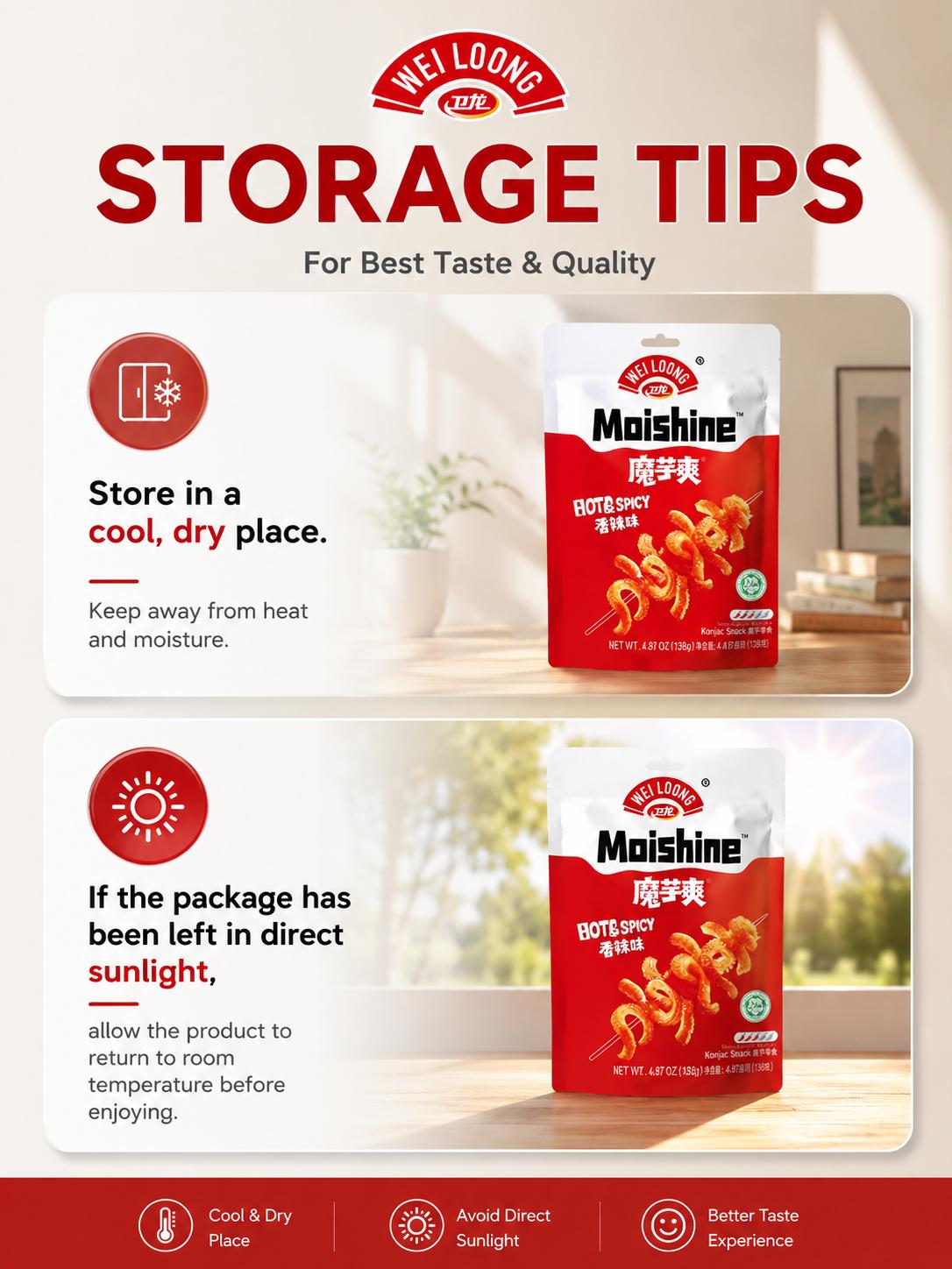 WEILOONG Spicy Snack Flavor Explorer Box – Gluten Latiao, Mala Snack Mix & Hot Spicy Konjac