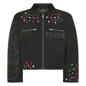 Velvet Rhinestone Jacket