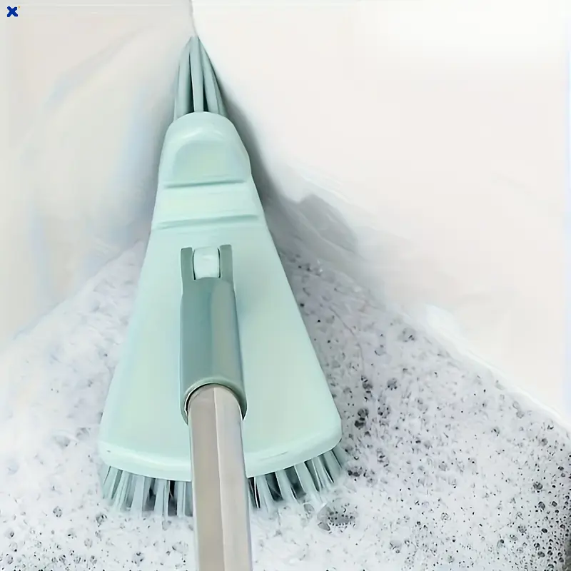 Long Handle Detachable Floor Scrub Brush, Hard Bristle Shower Scrubber for Bathtubs, Tiles, Walls, Ideal for Cleaning Bathrooms, Kitchens and Balconies All Year Round