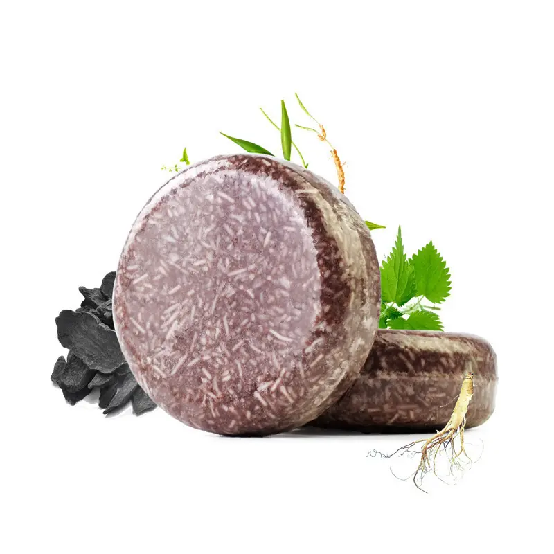 Polygonum Shampoo Barm, Herbal Formula Nourishing Soap, All-Natural Free Silicone Oil Polygonum Shampoo Bar for Anti-Hair Loss & Scalp Care Deeply Cleanses Hair Scalp