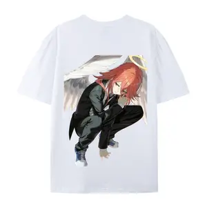 Chainsaw Man Aki Angel Devil Anime Tee Autumn Angel Aesthetic Japanese Style Unisex Streetwear Clean Look Couple Gift Shirt