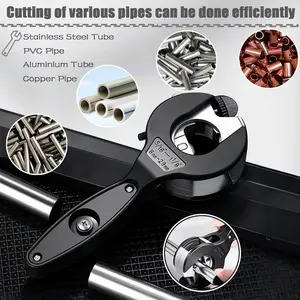 spacesaving  tools professional plumbing outdoorfun Ratcheting PVC Pipe Cutter Tool steel compact