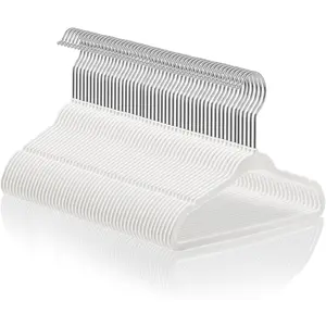 50 velvet baby hangers 11 size for infant toddler clothes ivory